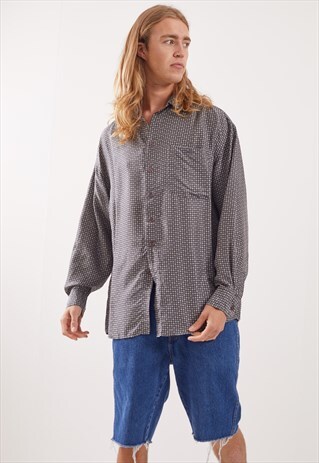 VINTAGE PATTERNED FESTIVAL SHORT SLEEVE SHIRT