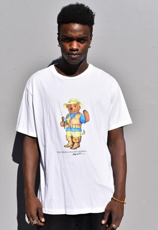RARE VINTAGE 90S POLO BEAR RALPH LAUREN T-SHIRT