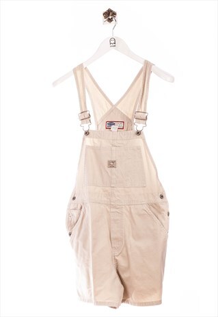 VINTAGE OLD NAVY 90S OVERALL SHORTS LOOK BEIGE