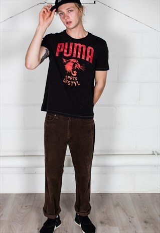 VINTAGE PUMA SPRTS LFSTYL UNISEX T-SHIRT
