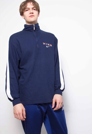 VINTAGE 90S NIKE POLO SWEATSHIRT ID:3339