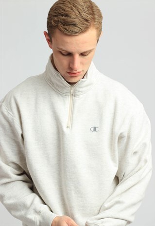 VINTAGE CHAMPION 1/4 ZIP SWEATSHIRT