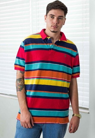 VINTAGE RALPH LAUREN POLO SHIRT LOGO 90S XL 11.9