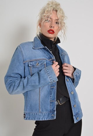 VINTAGE GUESS 90S DENIM JACKET BLUE