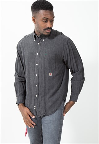 VINTAGE 80S CLASSIC TOMMY HILFIGER SHIRT / S5518