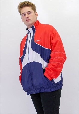 VINTAGE NIKE SHELL JACKET IN RED