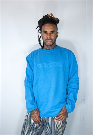 ADIDAS BLUE VINTAGE SWEATSHIRT