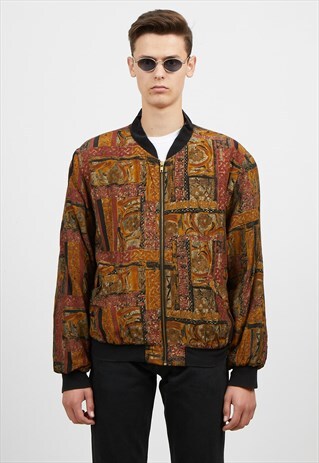 VINTAGE BROWN GERRY WEBER BOMBER JACKET