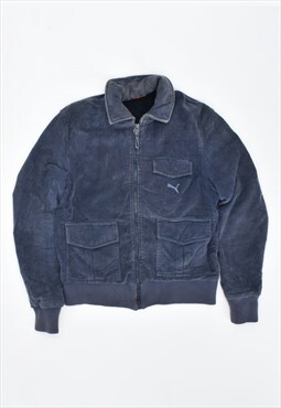 Vintage 90's Puma Corduroy Jacket Blue