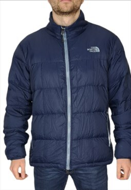 The North Face 550 Puffer Jacket In Blue Size Large