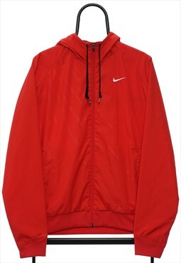 Vintage Nike Red Logo Windbreaker Jacket Mens