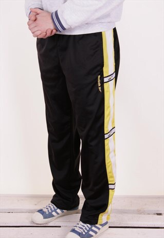 90S VINTAGE REEBOK SPORTS STRIPES TROUSERS JOGGERS AA10044