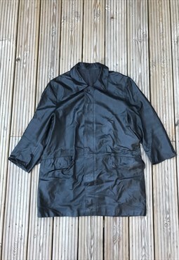 Vintage Leather Jacket Black. 