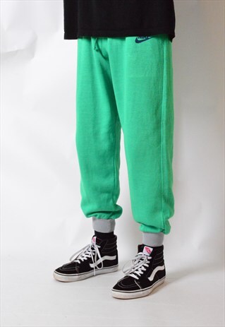 VINTAGE 80S GREEN NIKE SWEATPANTS