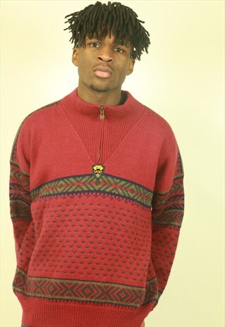 VINTAGE PATTERNED JUMPER