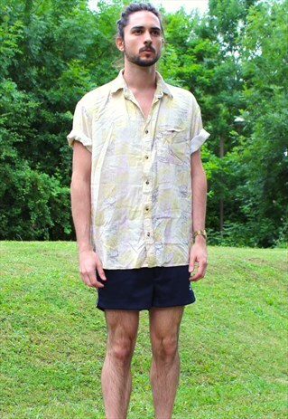 VINTAGE 90S ART NERD SHIRT - LARGE/XL - FESTIVAL - ABSTRACT