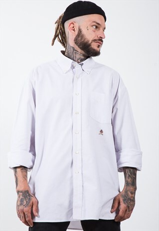 VINTAGE 80S TOMMY HILFIGER CLASSIC SHIRT / 0531