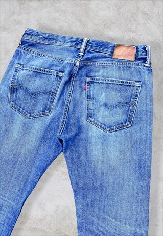 VINTAGE LEVI'S 501 JEANS BLUE DENIM W32 L32