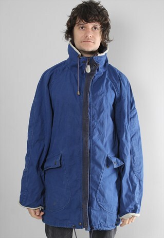 VINTAGE TIMBERLAND PARKA COAT JACKET LARGE