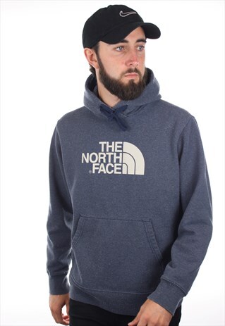 VINTAGE THE NORTH FACE BIG PRINT LOGO HOODIE SWEATSHIRT