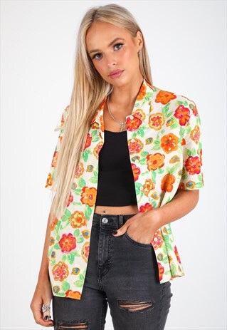 VINTAGE UNBRANDED PATTERN SHIRT S16