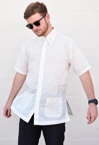 VINTAGE WHITE SUN SHIRT