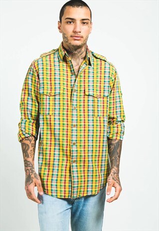 VINTAGE 80S CLASSIC POLO RALPH LAUREN SHIRT / S5267