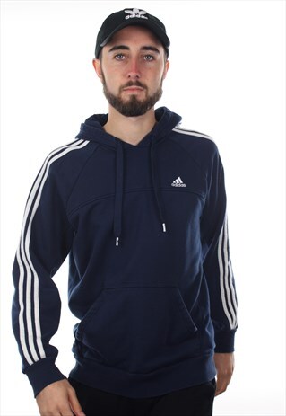 VINTAGE ADIDAS SMALL LOGO HOODIE SWEATSHIRT