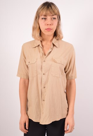 VINTAGE ARMANI JEANS SHIRT KHAKI
