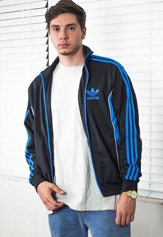 VINTAGE ADIDAS JACKET LOGO 90S M 17.1