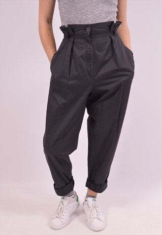 VINTAGE GIORGIO ARMANI TROUSERS BLACK