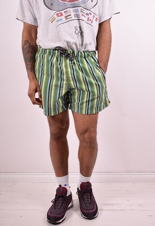 TOMMY HILFIGER MENS VINTAGE SHORTS W32 MULTI STRIPES 90S