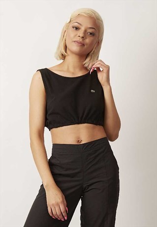 VINTAGE REWORKED 90'S LACOSTE CROP TOP