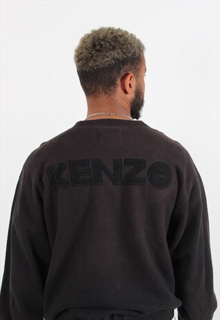 VINTAGE KENZO SWEATSHIRT BLACK