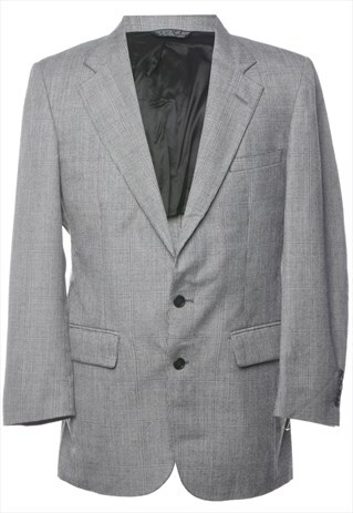 VINTAGE WHITEHALL CHECKED BLAZER - L