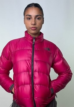 Pink 90s The North Face Summit Series Puffer Jacket Coat