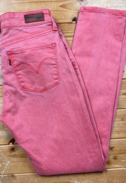 Vintage pink Levis Demi curve jeans 25 x 29