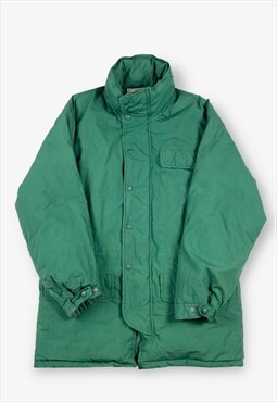 Vintage padded hiking jacket/coat green large BV15505