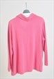 VINTAG 90'S PINK JUMPER