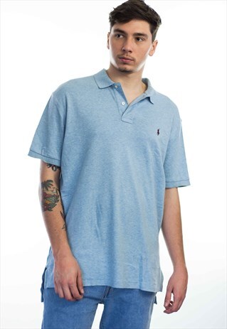 VINTAGE POLO RALPH LAUREN LOGO SHIRT 90S XL 10.2