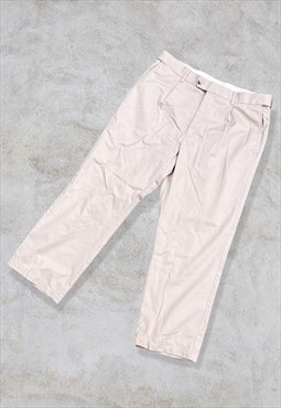 Vintage St Michael Chino Trousers Beige W36 L29