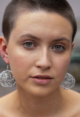 SILVER WIRE EARRINGS