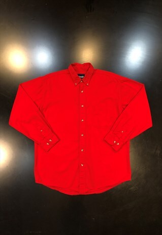 BOLD RED WRANGLER SHIRT