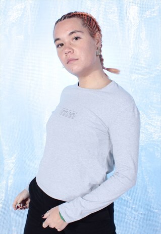 VINTAGE CALVIN KLEIN GREY TOP