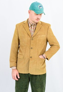 Vintage corduroy jacket in caramel blazer