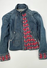 Denim jacket upcycled