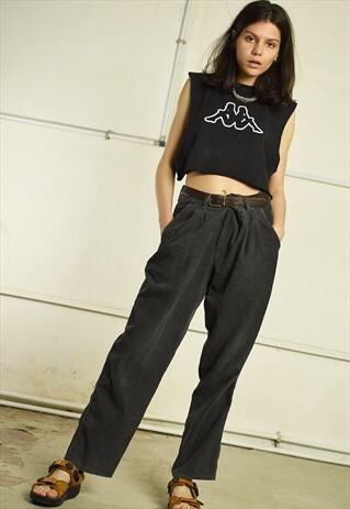 90'S RETRO CORDUROY FESTIVAL TROUSERS