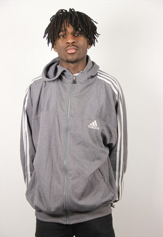 VINTAGE ADIDAS ZIP UP HOODIE