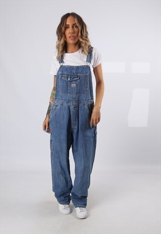 DENIM DUNGAREES OLD NAVY WIDE LEG UK 14 (62M)