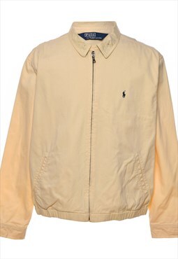 Vintage Ralph Lauren Pale Yellow Zip-Front Jacket - XL